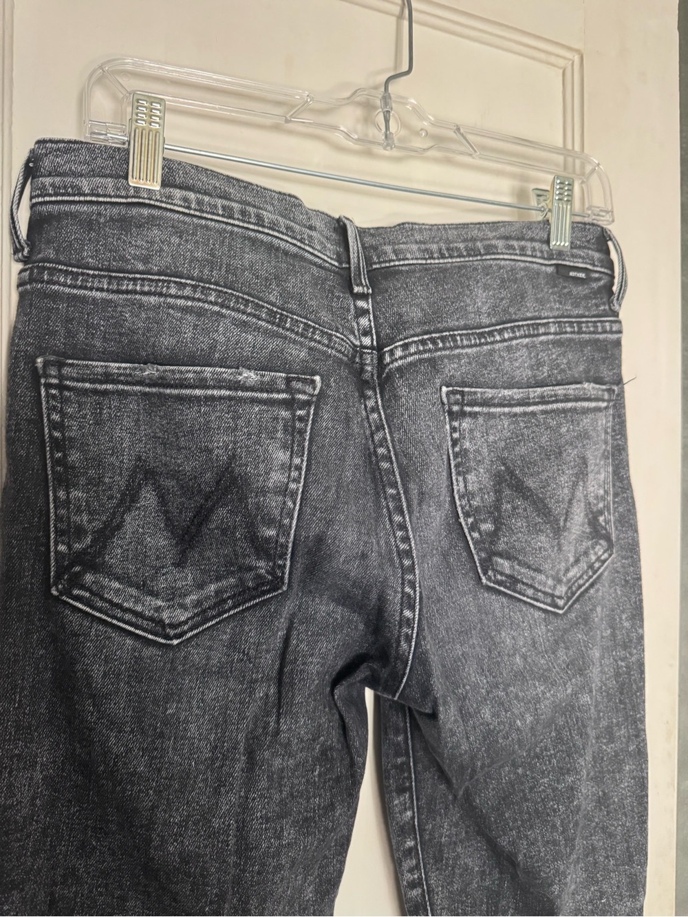 Mother The Stunner Ankle Fray Friday the 13th Black Distressed Size 28 - Picture 6 of 10